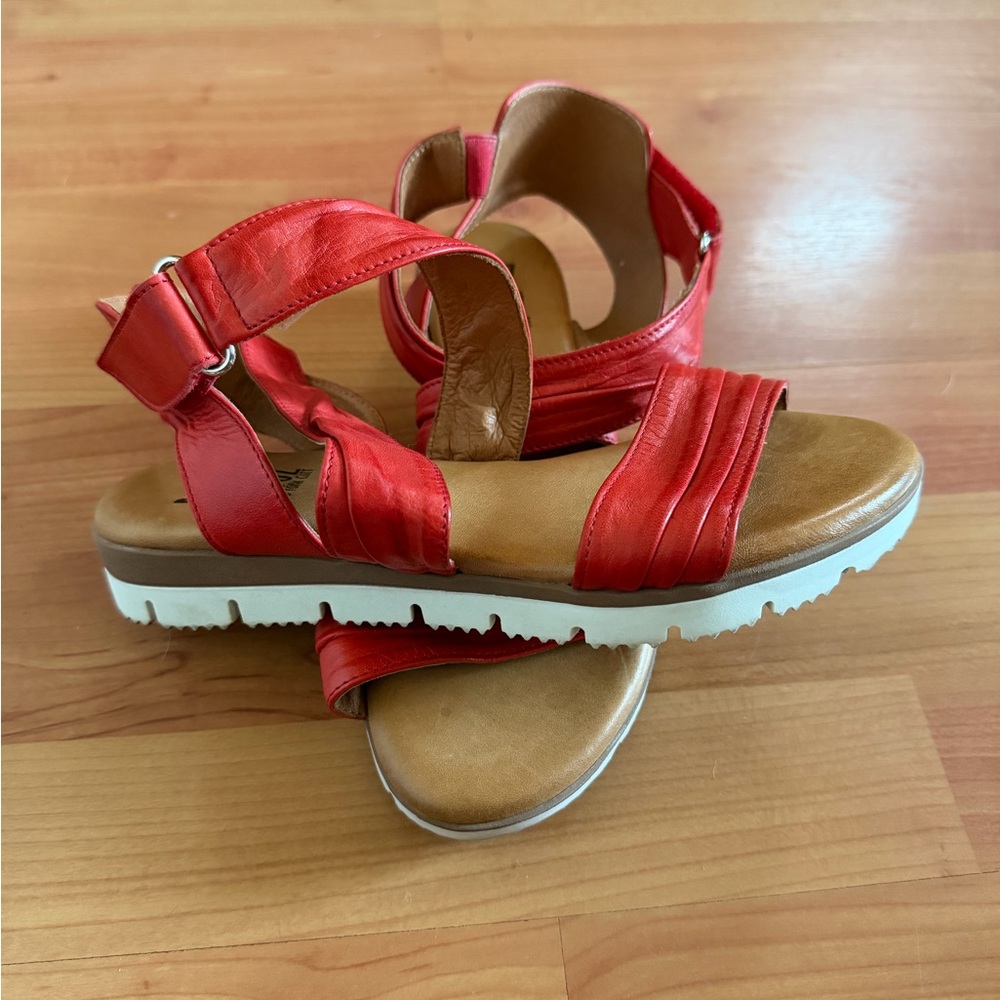 Miz Mooz Red Sandals